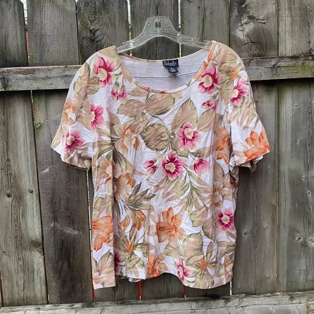 Rafaella Floral top sz. 2X